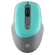 Mysz bezprzewodowa silent click FEAM MM-296 RF 1600 DPI Miętowa 