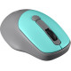 Mysz bezprzewodowa silent click FEAM MM-296 RF 1600 DPI Miętowa 