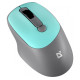 Mysz bezprzewodowa silent click FEAM MM-296 RF 1600 DPI Miętowa 