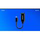 Adapter USB-C (M) - HDMI (F), 4K, 30Hz, plastik, AK-79 