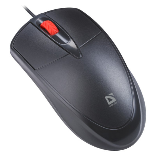 Mysz przewodowa silent click ICON MB-057 1000 DPI Czarna 