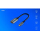 Adapter USB-C (M) - HDMI (F), 4K, 60Hz, aluminium, AK-78