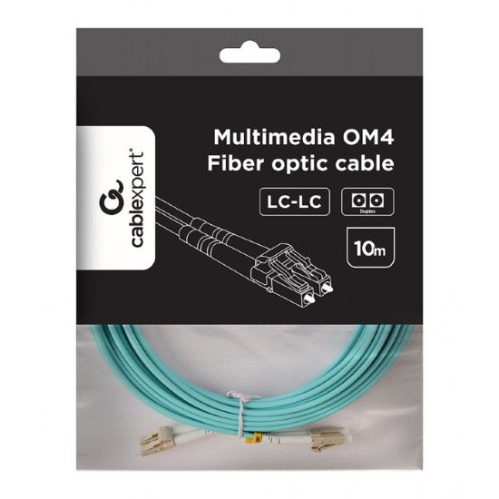 Kabel światłowodowy wielomodowy duplex OM4 50/125,LC/LC,10m