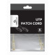 Patch cord kat.6 miedź UTP 15m szary