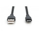 Kabel zasilający silikonowy USB-A - USB-C, USB 2.0 60W, 1m Czarny