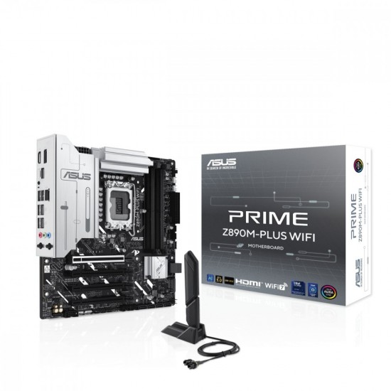 Płyta główna PRIME Z890M-PLUS WIFI S 1851 4DDR5 TB4/DP mATX /90MB1J80-M0EAY0 