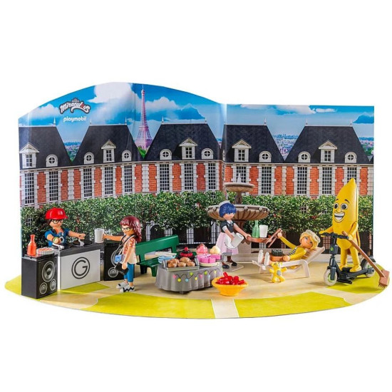 Zestaw figurek Miraculum 71344 Piknik w Paryżu - kalendarz adwentowy