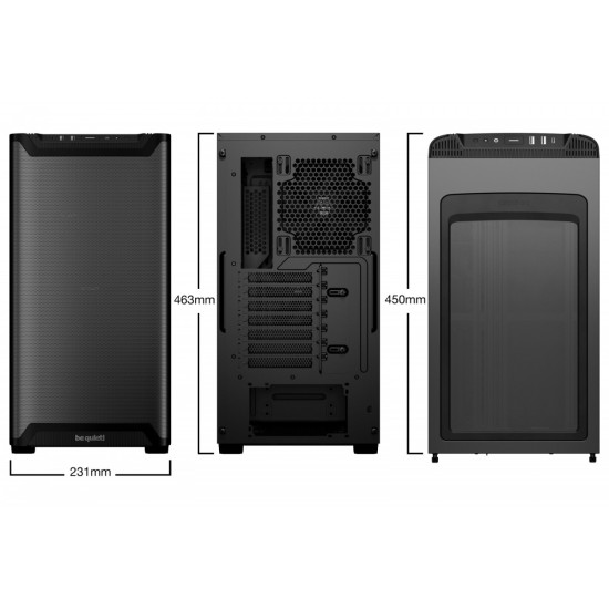 Obudowa Pure Base 501 Airflow Window Black 