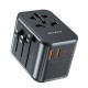 Ładowarka podróżna 4w1 GaN 35W US/AU/EU/UK C-39 2xUSB +3xUSB-C 