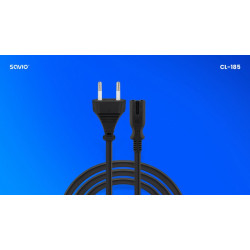 Kabel zasilający 2pin, 5m,  CL-185