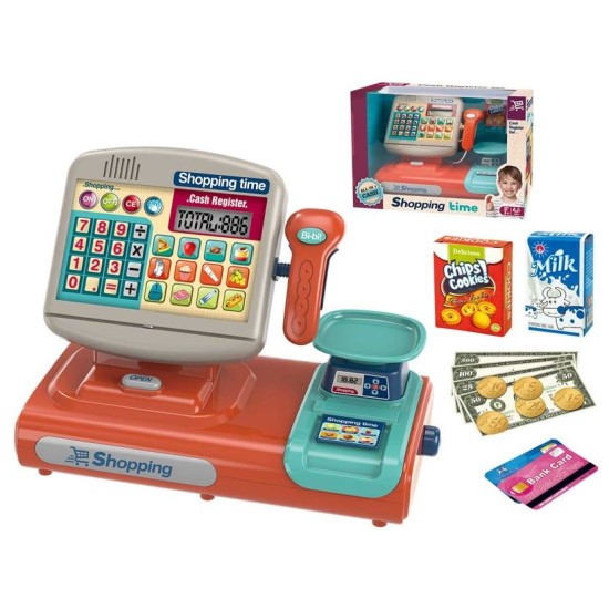 Kasa sklepowa dotykowa na baterie 