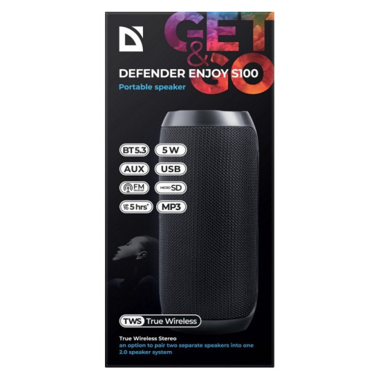 Głośnik Bluetooth ENJOY S100 Czarny