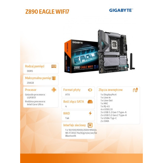 Płyta główna Z890 EAGLE WIFI7 