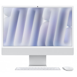 iMac 24 cale: M4 8/8, 16GB, 256GB SSD - Srebrny