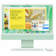 iMac 24 cale: M4 10/10, 16GB, 256GB SSD - Zielony
