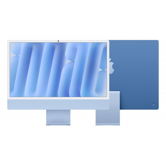 iMac 24 cale: M4 10/10, 16GB, 256GB SSD - Niebieski