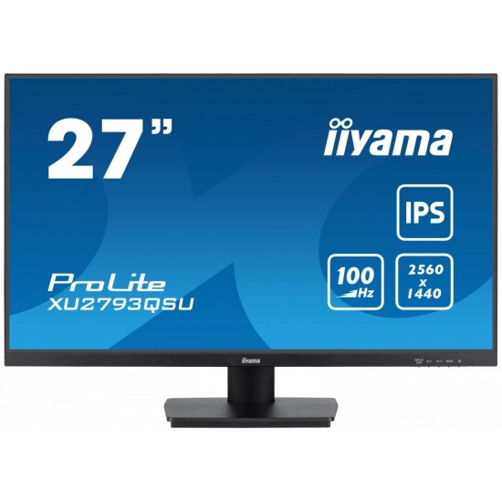 Monitor 27 cali XU2793QSU-B7 IPS,QHD,100Hz,HDMI,DP,300cd 