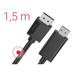Kabel displayport HDMI 4k 1,5m 