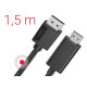 Kabel displayport HDMI 4k 1,5m 