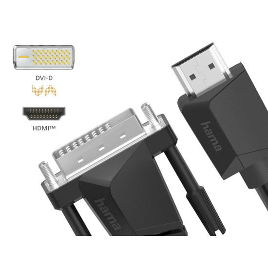 Kabel HDMI DVI/D 4k 1,5m 
