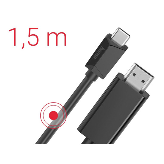 Kabel USB-C HDMI 4k 1,5m 