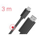 Kabel USB-C HDMI 4k 3m 
