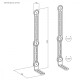 Uchwyt VESA na soundbar uniwersalny MC-334  15KG MAX 