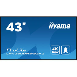 Monitor 43 LH4360UHS-B2A 24/7, 500cd, 4K, VA, Wifi, 6.5ms, 3xHDMI, 2xUSBR, J45, RS-232C