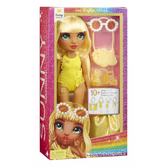 Lalka Rainbow High Swim Style Sunny Yellow 