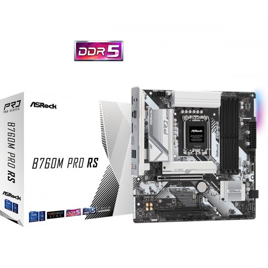 Płyta główna B760M Pro RS s1700 4DDR5 DP/HDMI mATX 