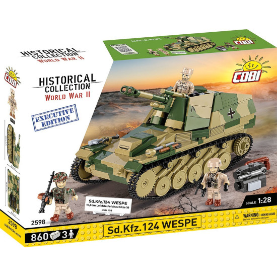 Klocki SD.KFZ.124 Wespe 860 klocków