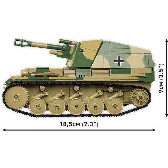Klocki SD.KFZ.124 Wespe 860 klocków