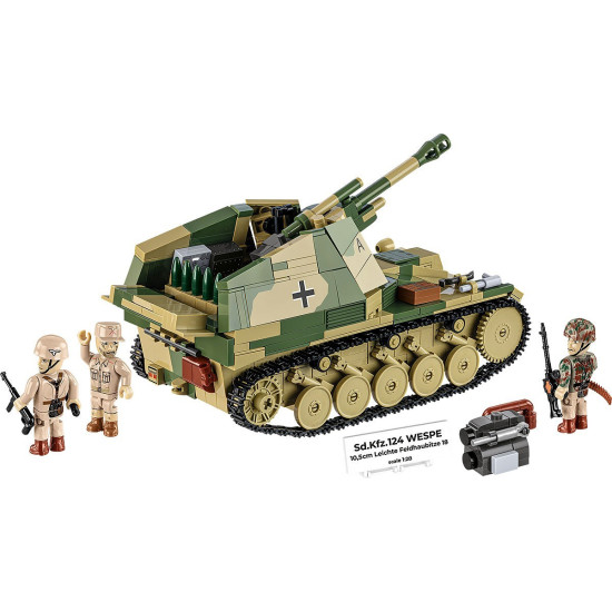 Klocki SD.KFZ.124 Wespe 860 klocków