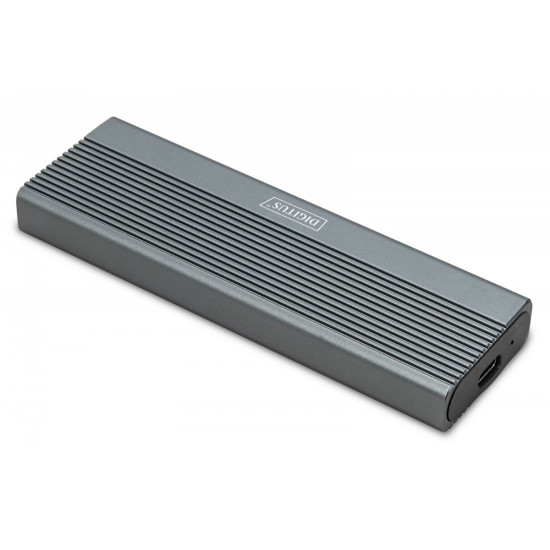 Obudowa USB 3.1 Typ C na dysk SSD M.2 NVMe 10 Gbps + SATA 6 Gbps aluminiowa, beznarzędziowa