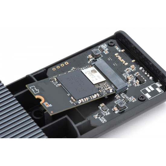 Obudowa USB 4.0 Typ C na dysk SSD M.2 NVMe 40 Gbps aluminiowa, beznarzędziowa