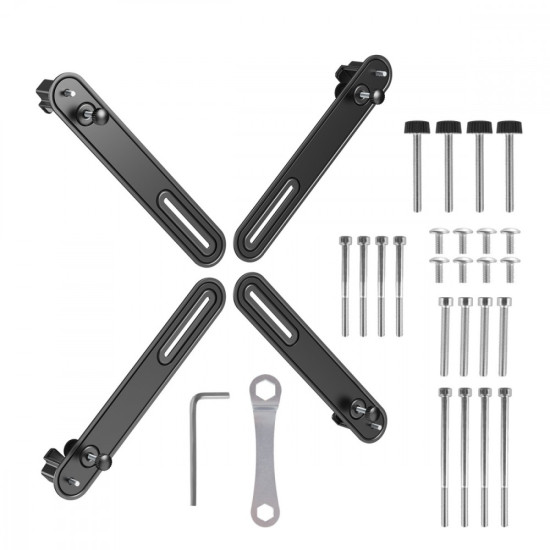 Adapter do ekranów bez otworów VESA MC-990 max 10kg, 17-32 cale Czarny 