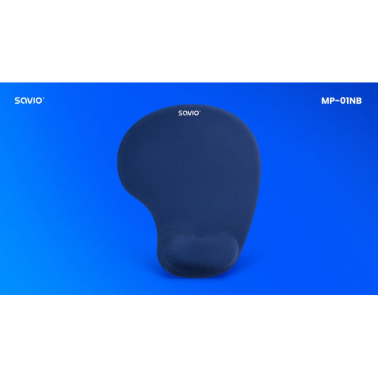 Podkładka żelowa pod mysz ciemnoniebieska, MP-01NB