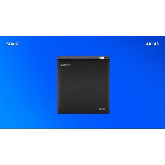 Zewnętrzny napęd - nagrywarka typu SLIM CD/DVD R/RW - USB SAVIO AK-43