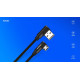 Kabel z dwustronnym złączem USB Micro USB - USB A 2m, CL-162