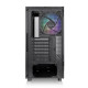 Obudowa View 270 Tempered Glass, szklany bok, CT140 Fan - Czarna