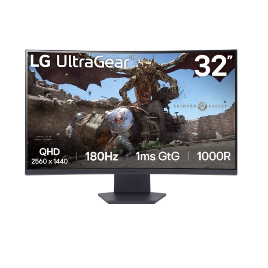 Monitor 32GS60QC-B 31.5 cala QHD 1000R Curved 180Hz