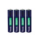 Baterie 4P AAA USB-C 