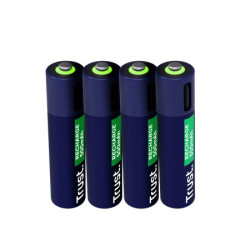 Baterie 4P AAA USB-C 