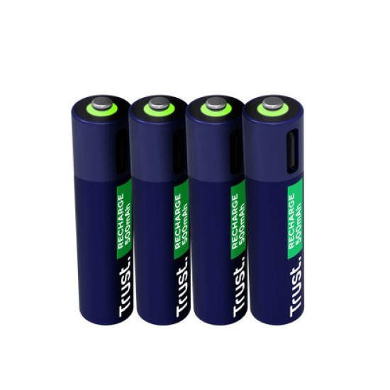 Baterie 4P AAA USB-C 