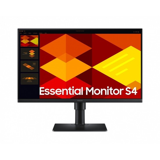 Monitor 27 cali S40GD IPS 1920x1080 FHD 16:9 2xHDMI 1xDP 2xUSB-A 2.0 1xUSB-B 5ms 100Hz HAS+PIV płaski 3YOn-Site (LS27D400GAUXEN)