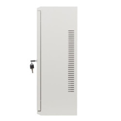 Szafa instalacyjna rack wisząca 19 cali 6U+3U 540x200 niskoprofilowa szara złożona