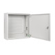 Szafa instalacyjna rack wisząca 19 cali 6U+3U 540x200 niskoprofilowa szara złożona