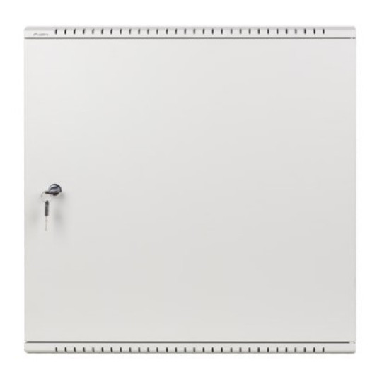 Szafa instalacyjna rack wisząca 19 cali 6U+3U 540x200 niskoprofilowa szara złożona