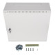 Szafa instalacyjna rack wisząca 19 cali 6U+3U 540x200 niskoprofilowa szara złożona