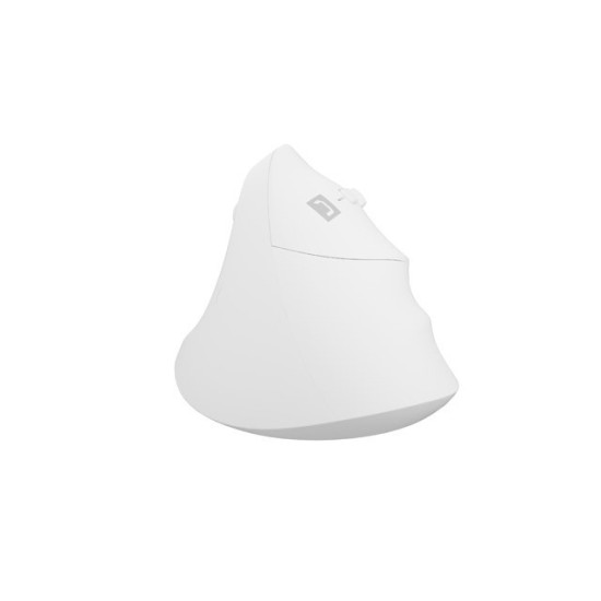 Mysz bezprzewodowa wertykalna Crake 2 BT 5.2 + 2.4GHz Biała 